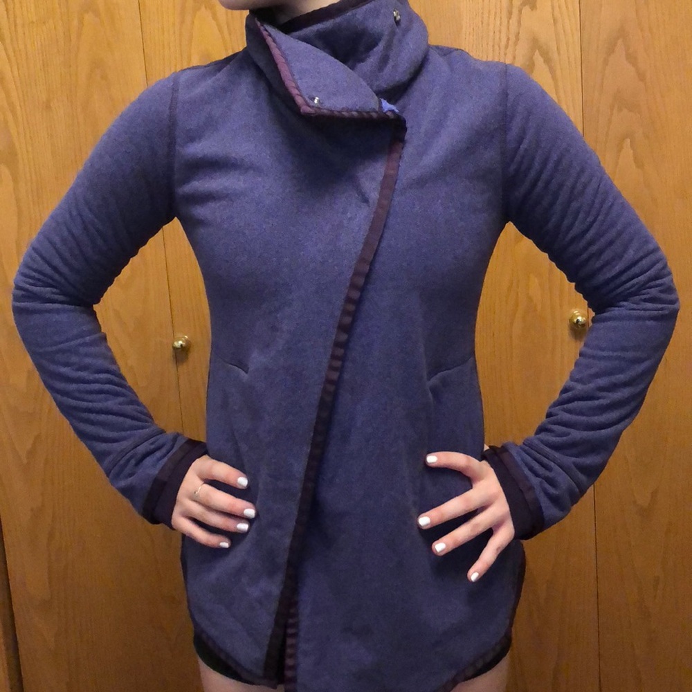IVIVVA purple wrap jacket, size 14
